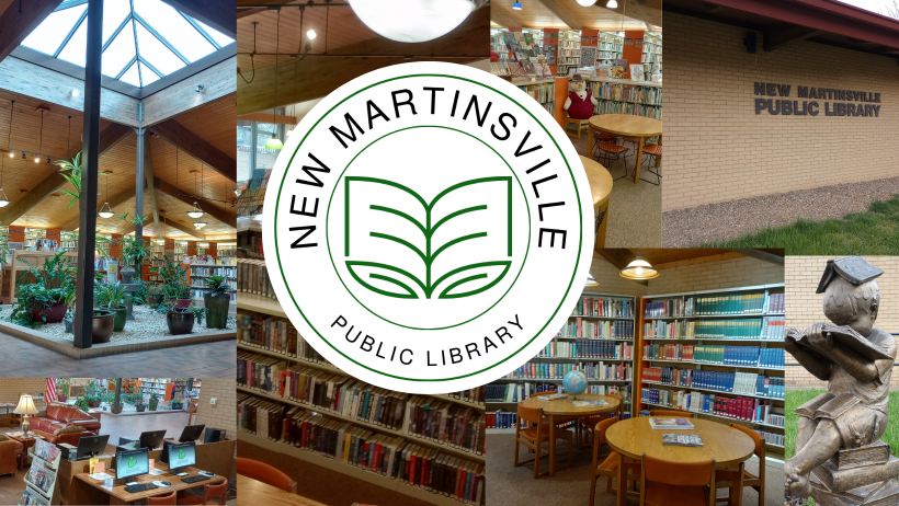 New Martinsville Public Library montage of library views